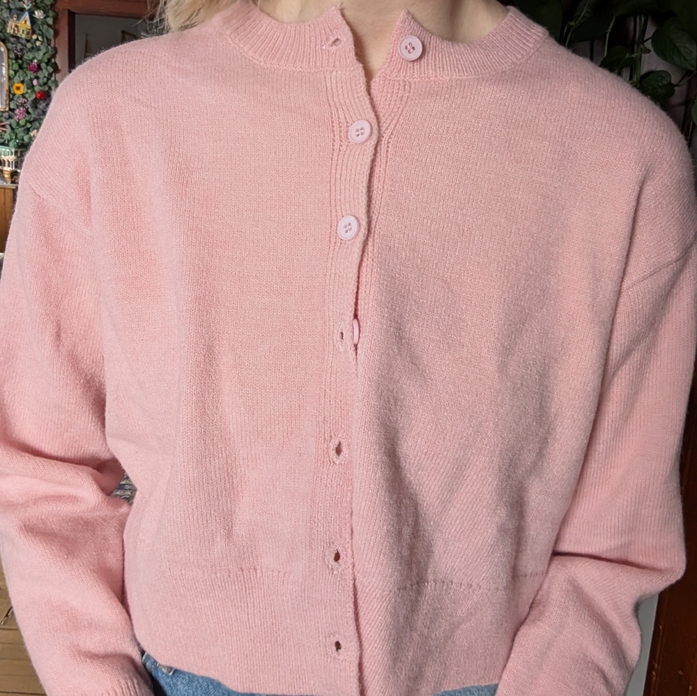 Light Pink soft cardigan!